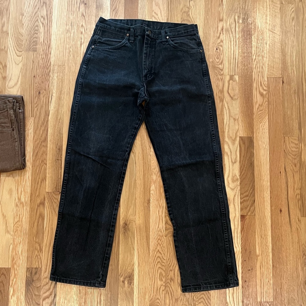 Wrangler Jeans Men 33X32 black denim